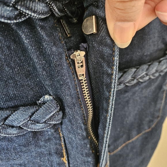 Ser.O.Ya Dark Wash Alice Denim Jumpsuit NWT - Picture 12 of 16